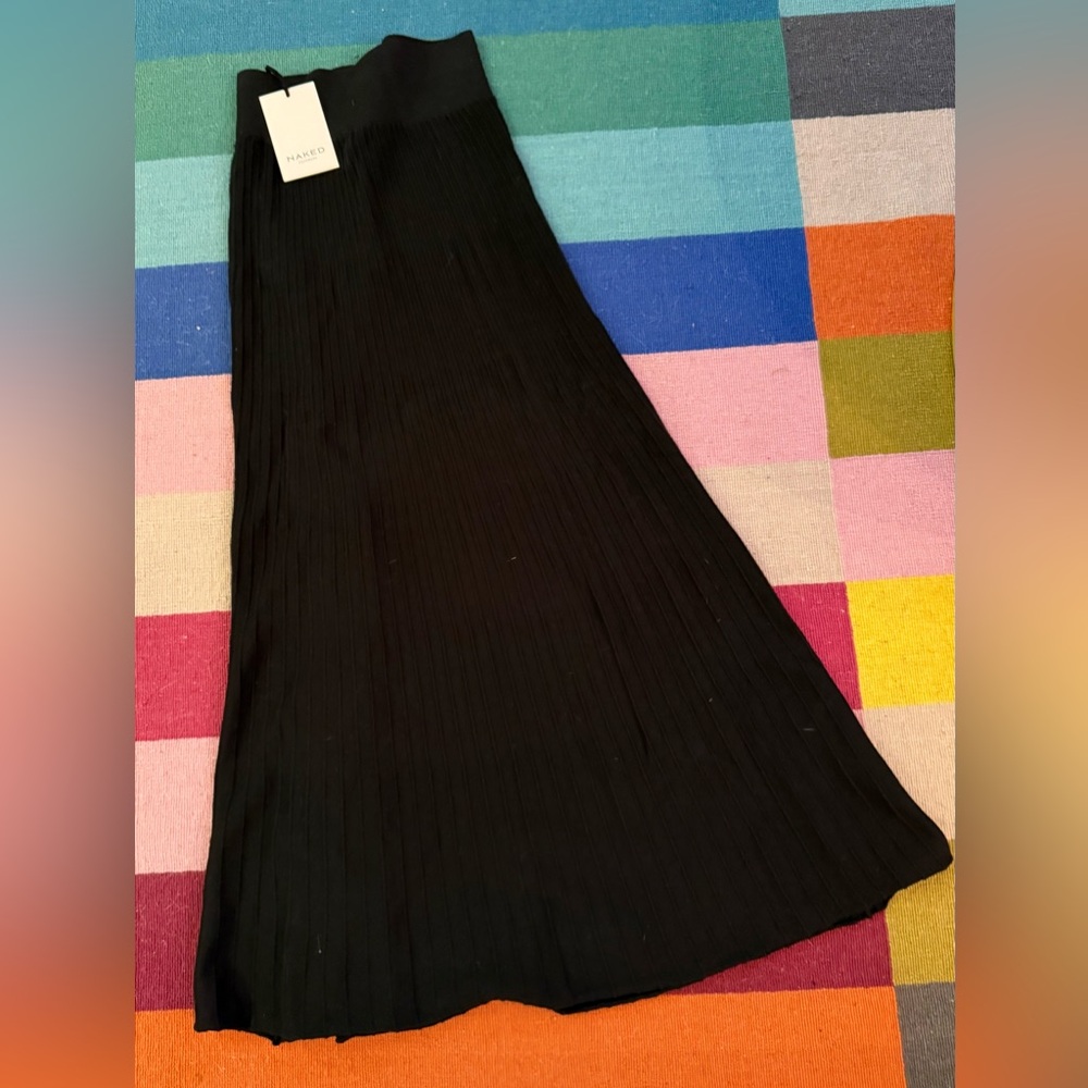Naked Cashmere Black A-Line Skirt SIZE XS